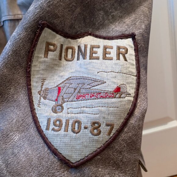 Flight Club bomber leather Jacket - Picture 9 of 16